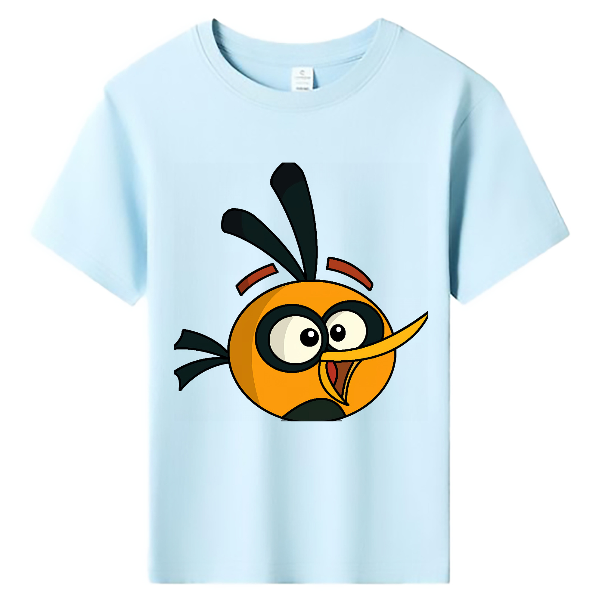 （画像用） Angry Birds アングリーバード 綿100％キッズTシャツ（フロントプリント）